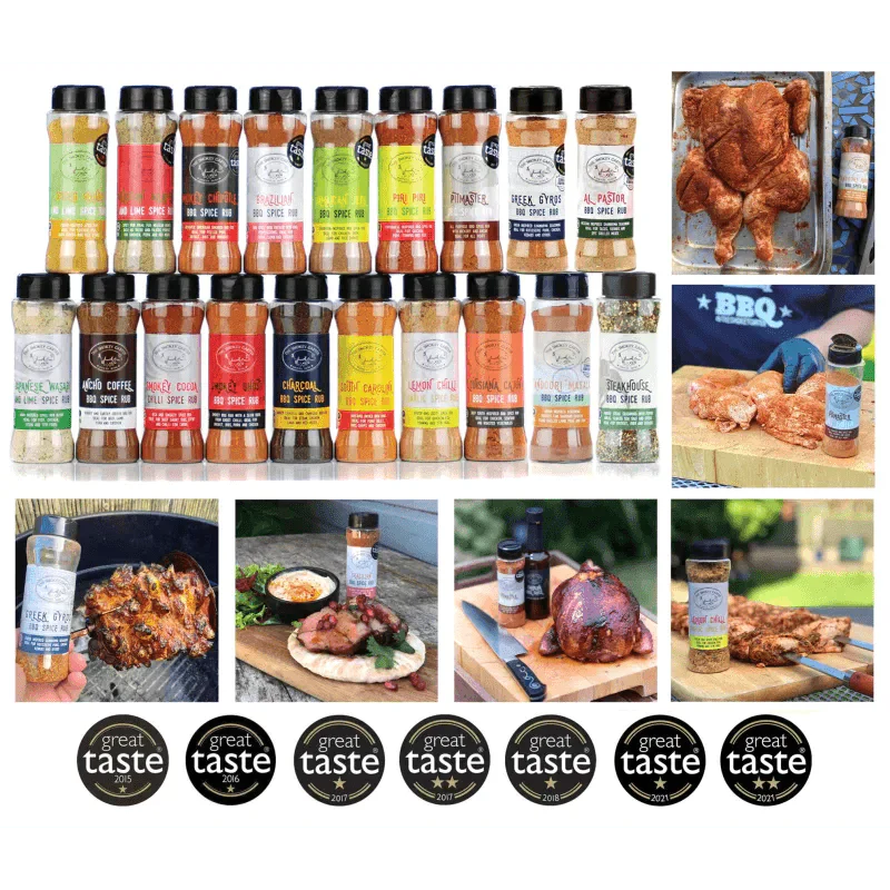 BBQ Rubs and Sauces made in Cheshire by The Smokey Carter