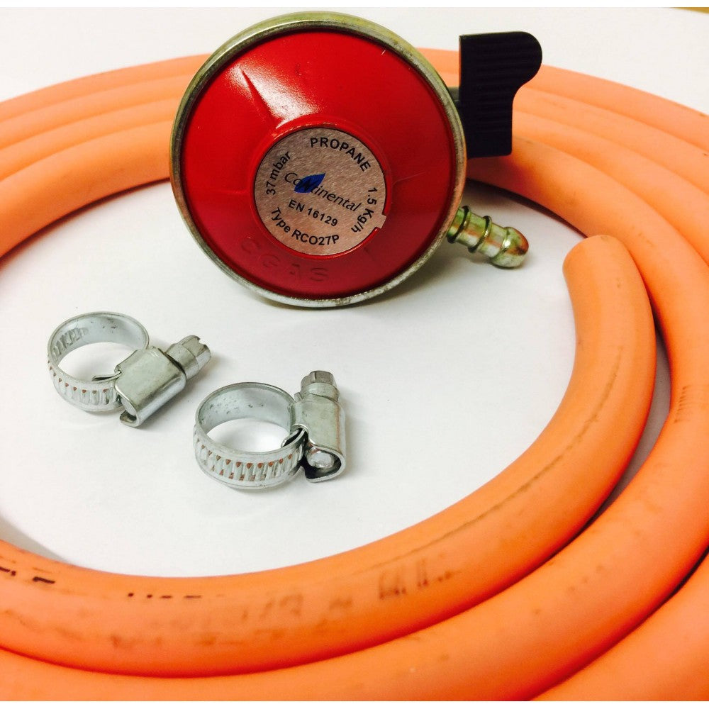 Char-Broil 27mm Clip On Propane Patio Gas Hose and Regulator