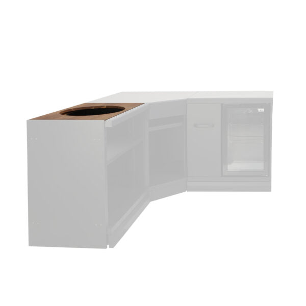 GRLLR Worktop for Connect Extension Unit - 18inch Kamado with Facia