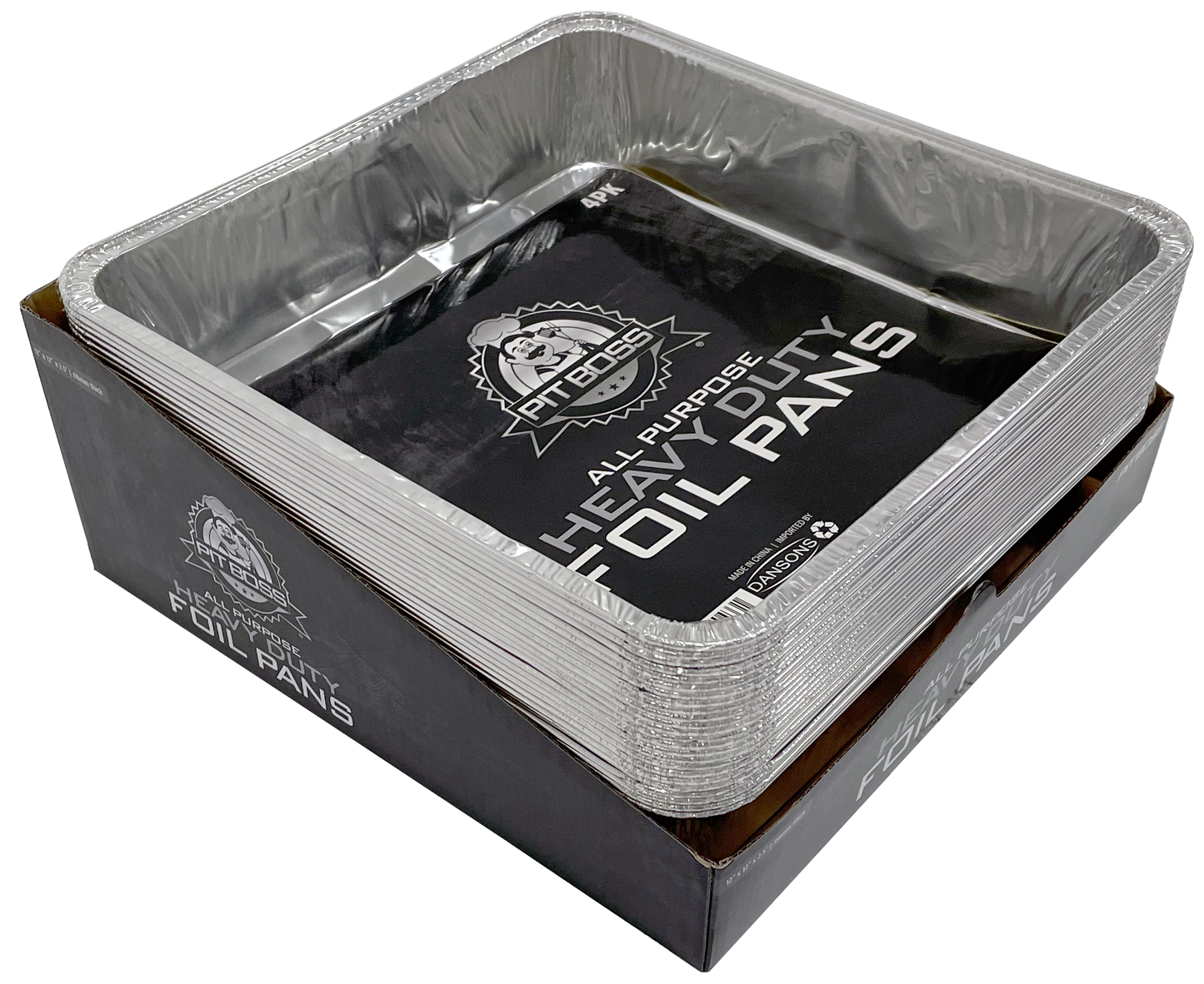 4pc 12x12 Heavy Duty Foil Pans