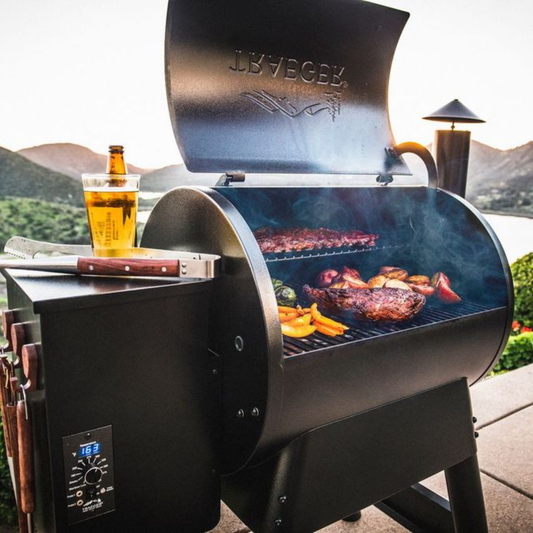 Traeger Pro Series 22 Blue Pellet Grill