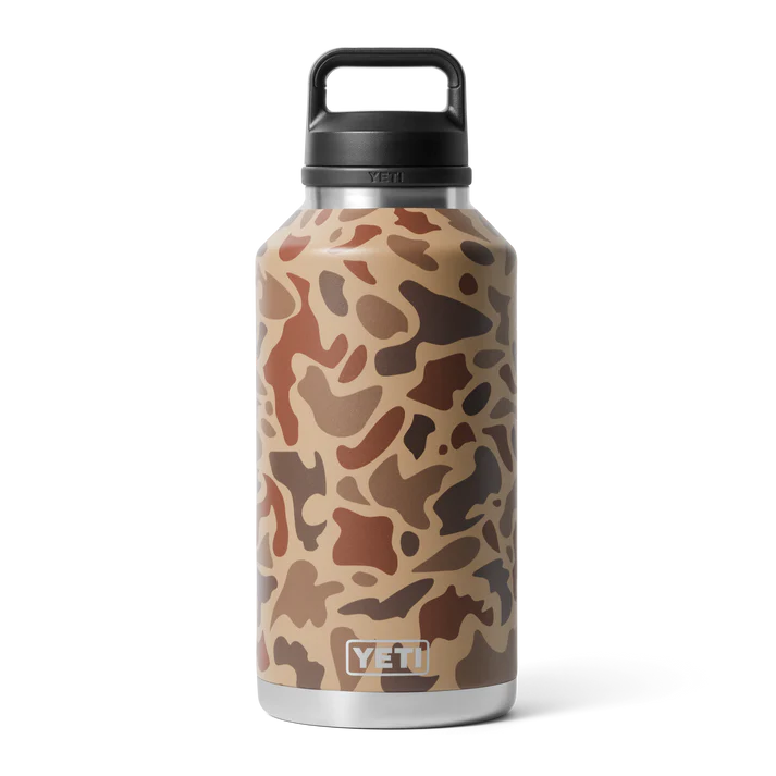 Wetlands Camo Yeti Rambler 64oz (1.9L) Bottle with Chug Cap