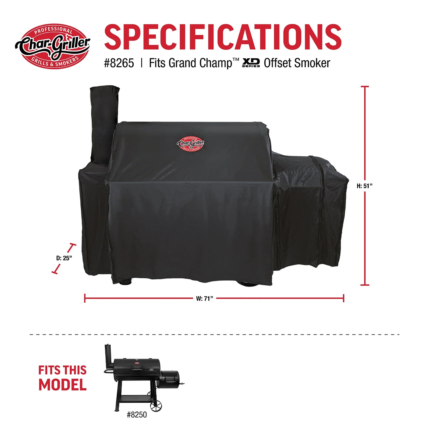 Char-Griller Grand Champ XD BBQ Cover