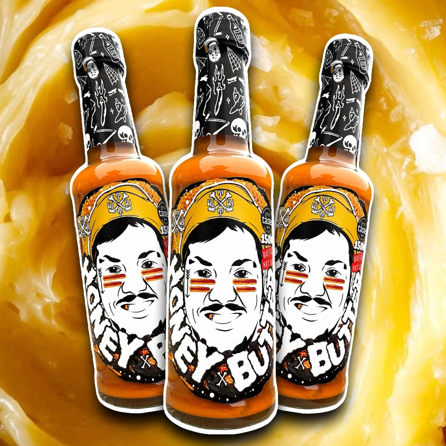 Honey Butter Buffalo Hot Sauce (150 ml) by Tubby Toms