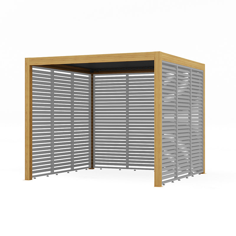 Sanctuary 3m Slatted Side Wall