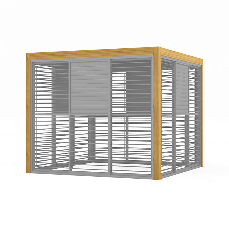 Sanctuary 3m Sliding Walls with Movable Louvres