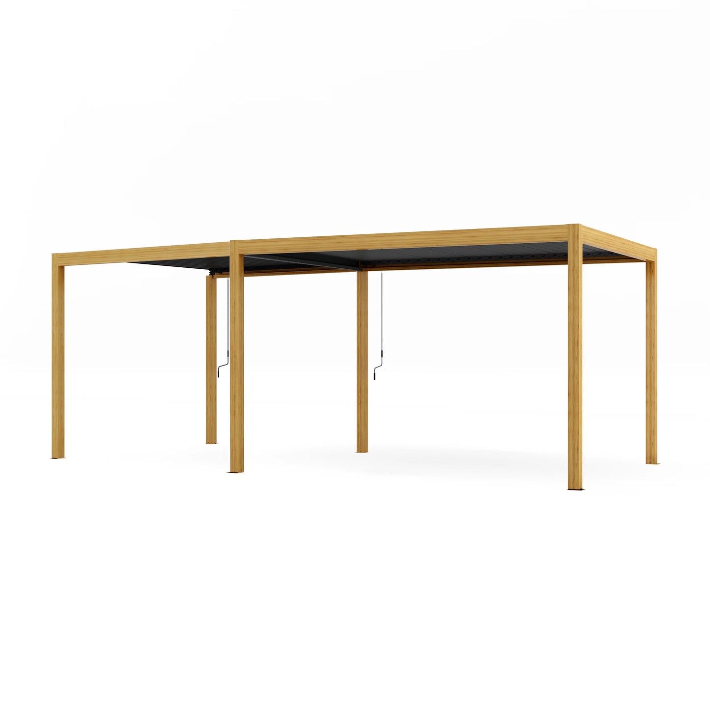 Sanctuary Oak 7 x 3m Pergola with Lights