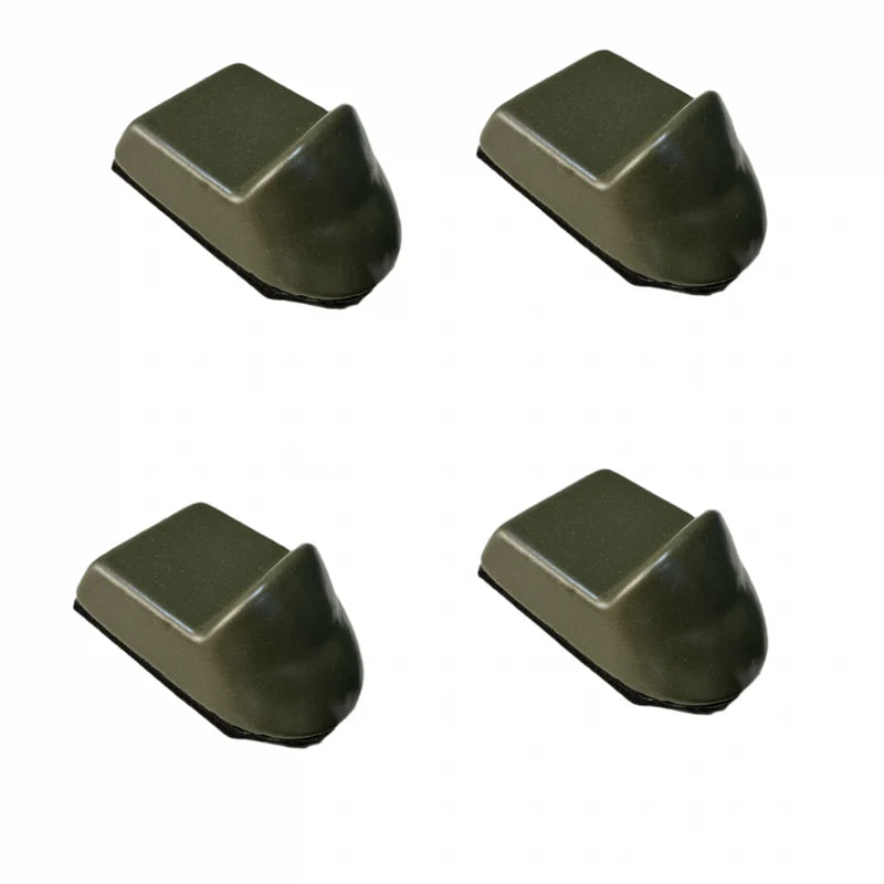 Set of 4 Ceramic Feet - Olive Green - Kama Gear