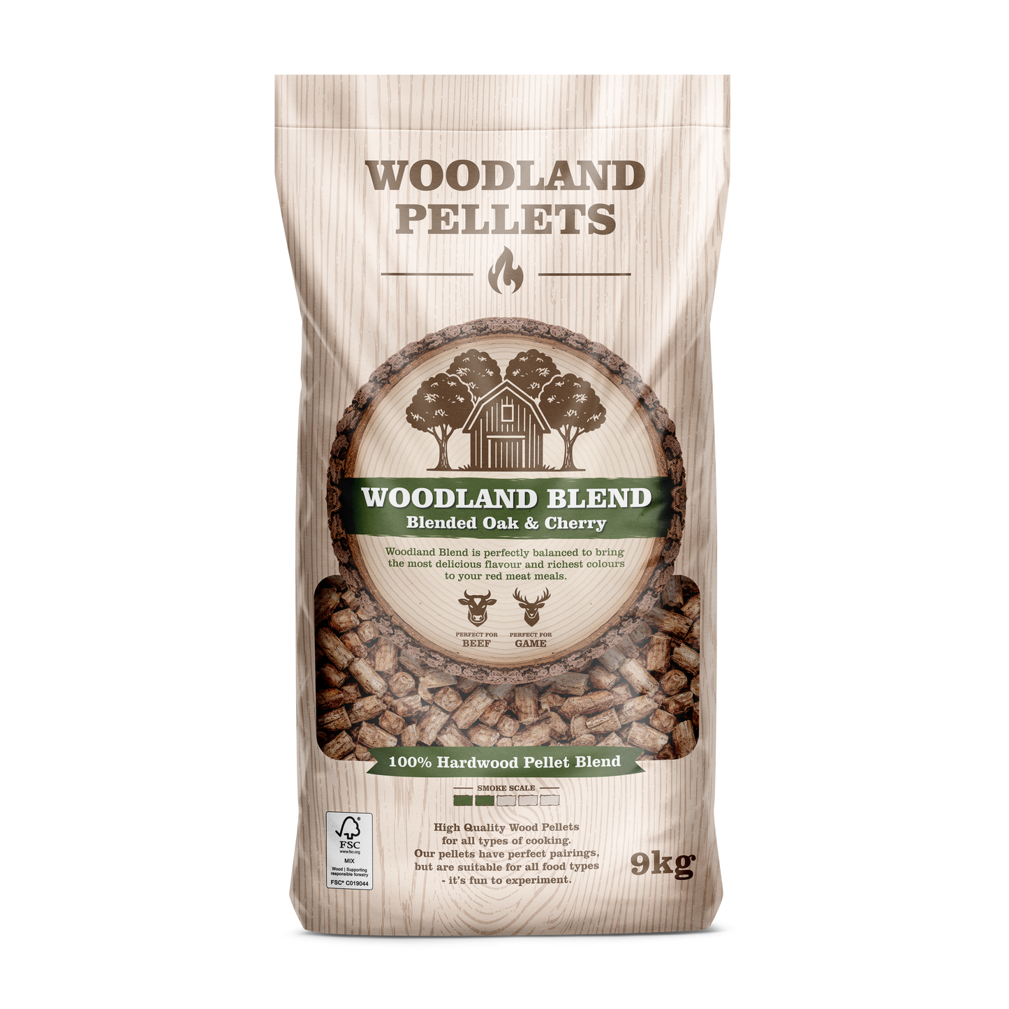 Woodland Pellets: Woodland Blend 9KG Bag