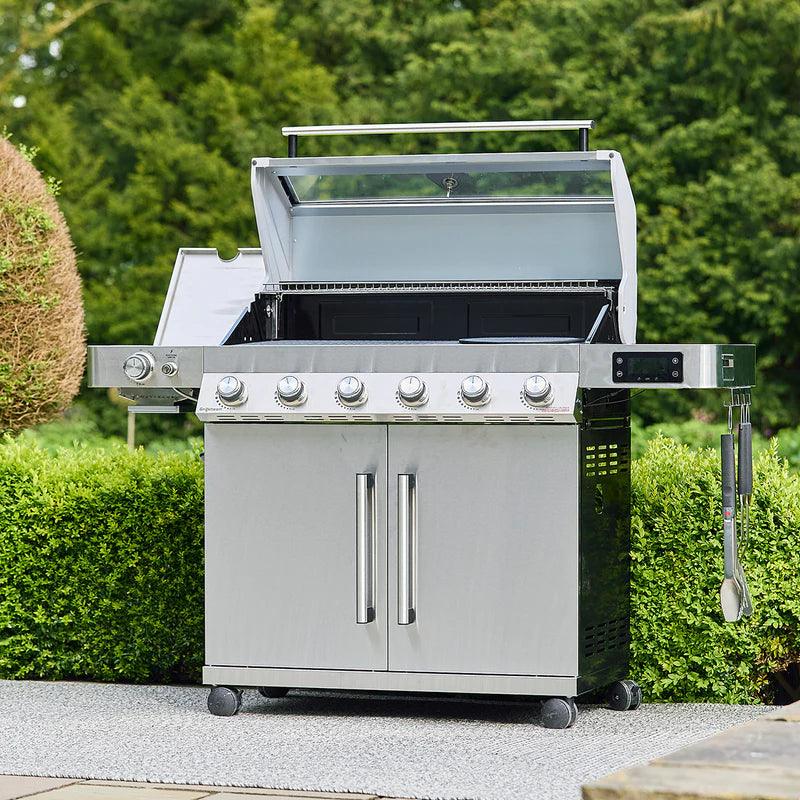 Grillstream Gourmet 6 Burner Hybrid Smart Gas BBQ - BBQ Land