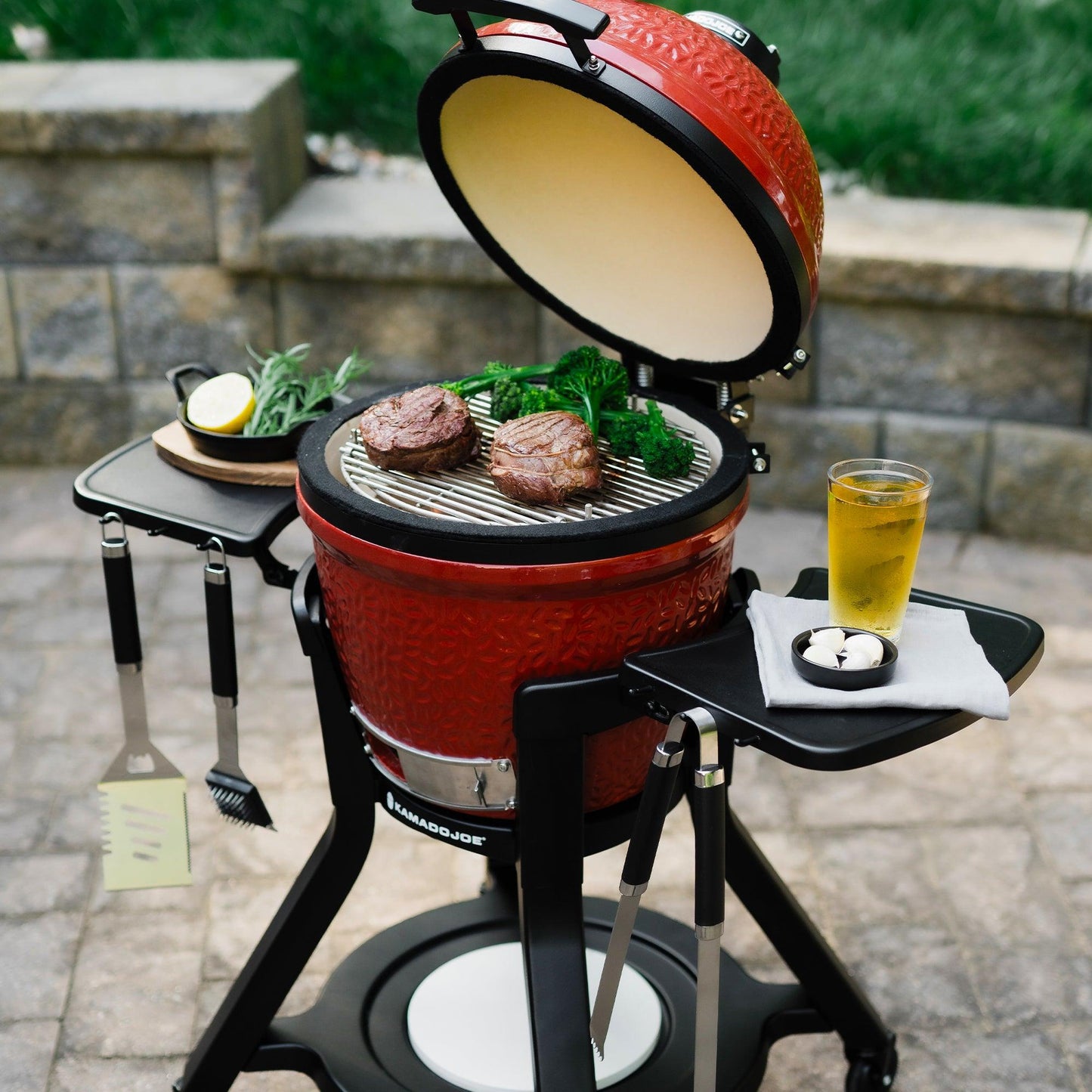 Kamado Joe Junior Wheeled Grill Cart - BBQ Land
