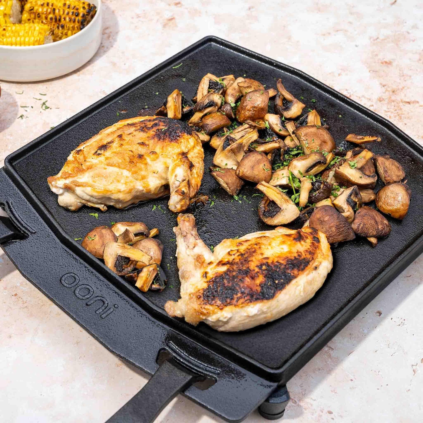 Ooni Dual-Sided Cast Iron Grizzler Plate - BBQ Land