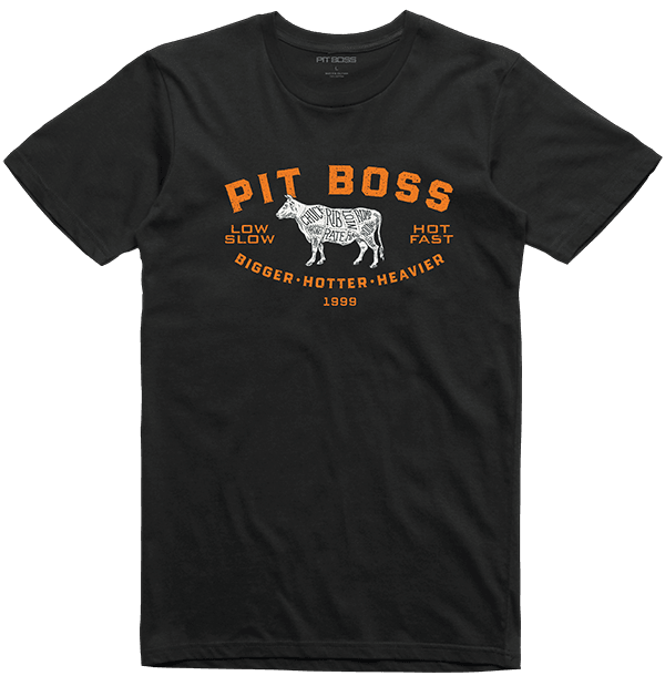 Pit Boss BBQ Grilling Master Black T-Shirt LARGE - BBQ Land