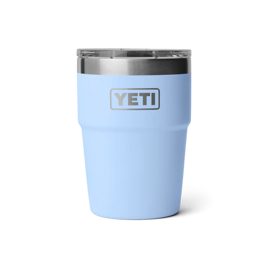 Yeti Rambler 16oz Stackable Cup - Big Sky Blue