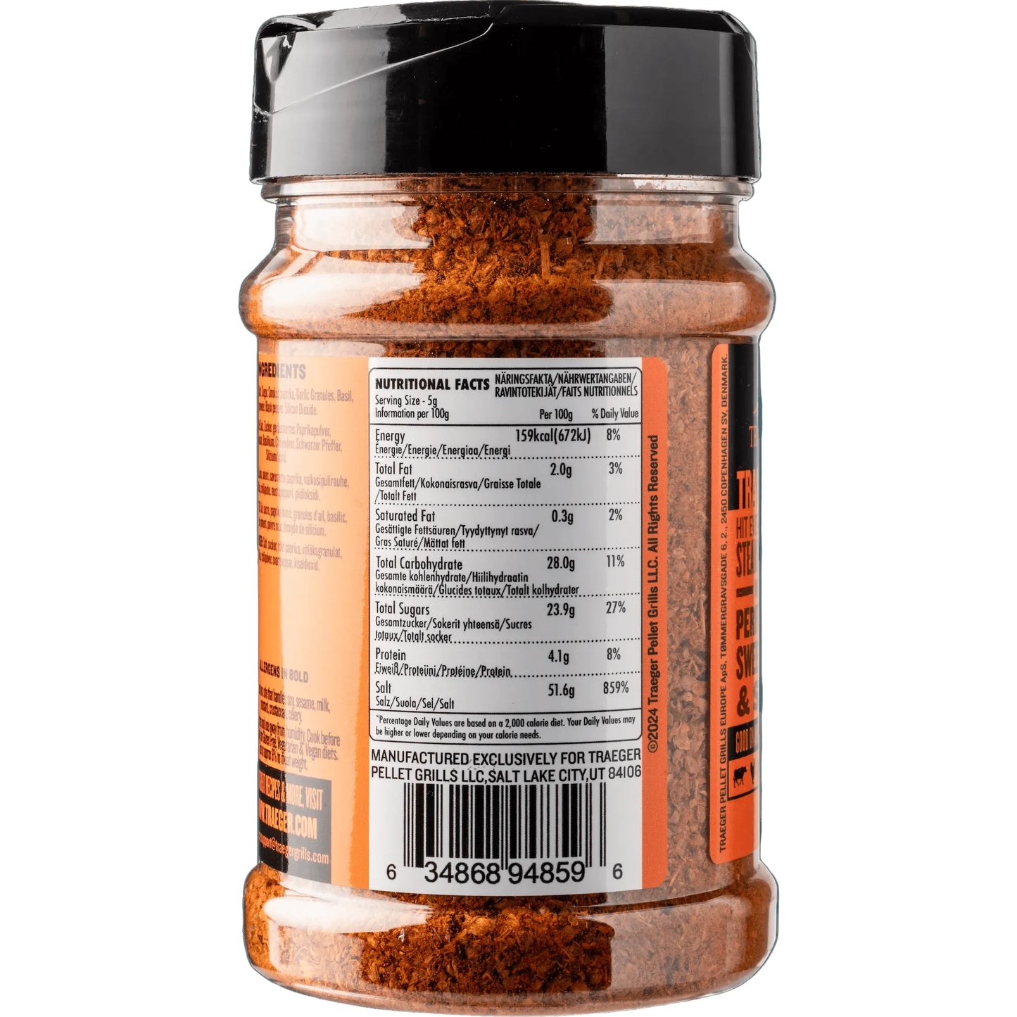 Traeger Garlic & Chili Pepper Rub 200g - BBQ Land