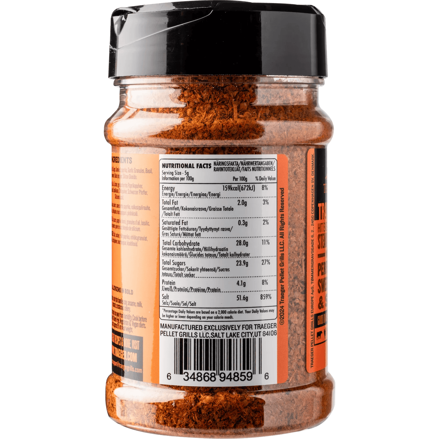 Traeger Garlic & Chili Pepper Rub 200g - BBQ Land