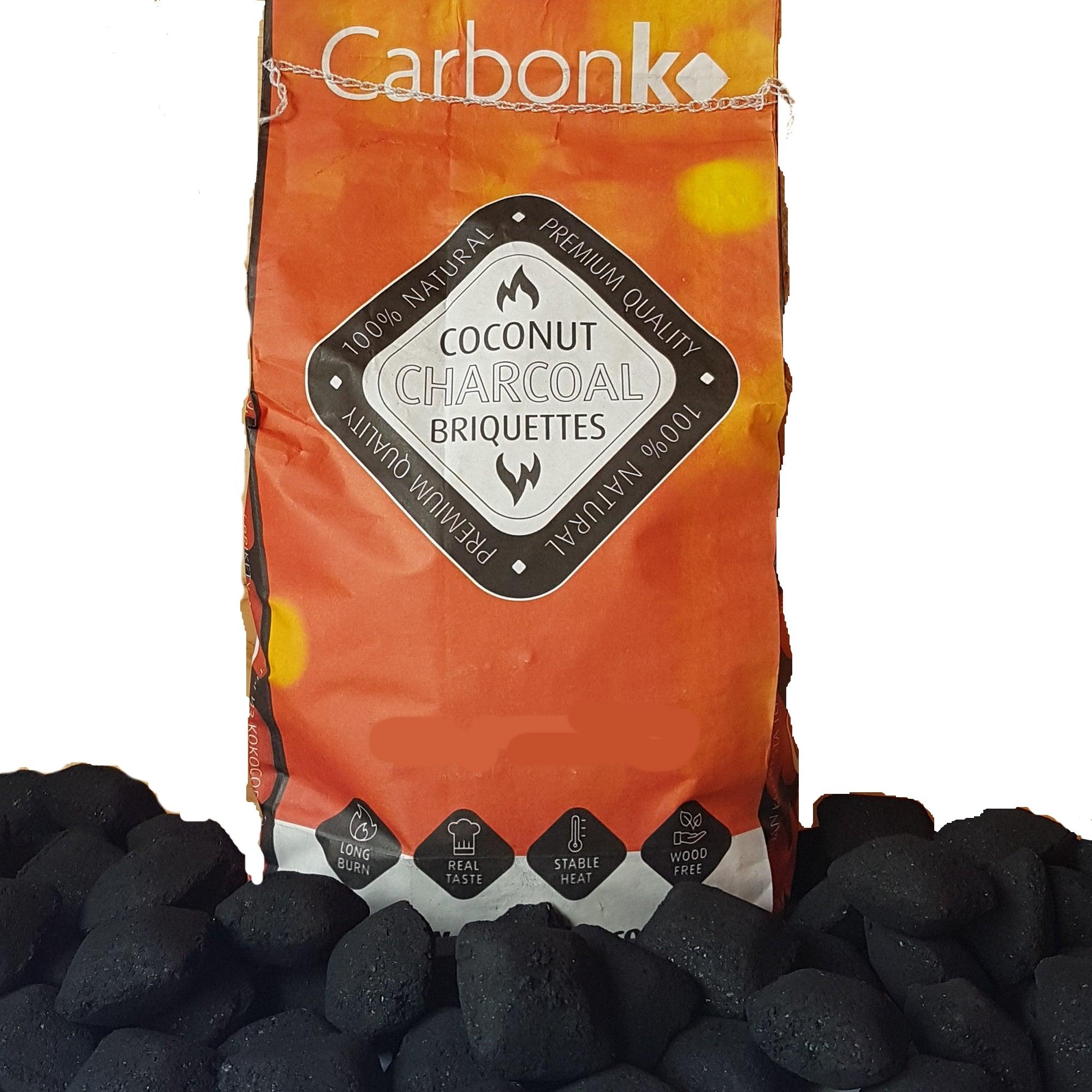 3kg Coconut Shell Charcoal Briquettes by Carbonko