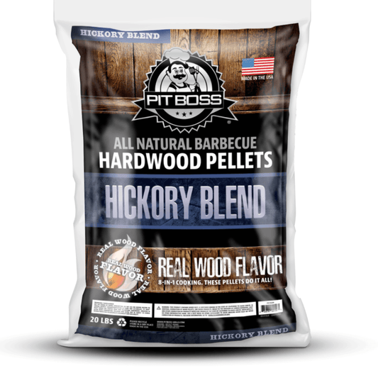9kg Pit Boss Hickory Blend Wood Pellets - BBQ Land