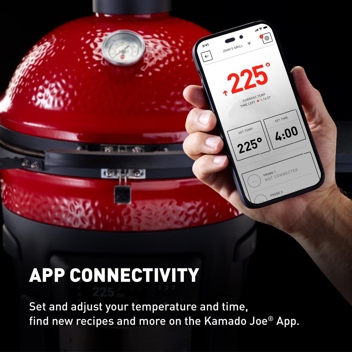 Kamado Joe® Konnected Joe™ Digital Charcoal Grill and Smoker - BBQ Land