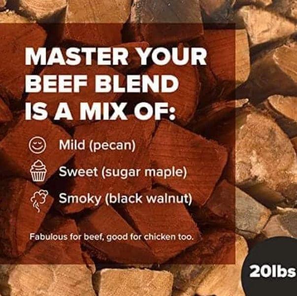 Master Your Beef Wood Pellets 9kg from BBQr's Delight - BBQ Land