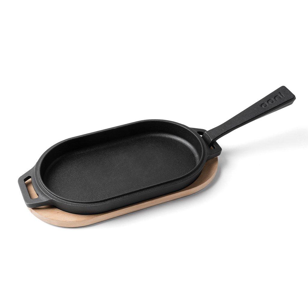 Cast iron skillet on bbq best sale