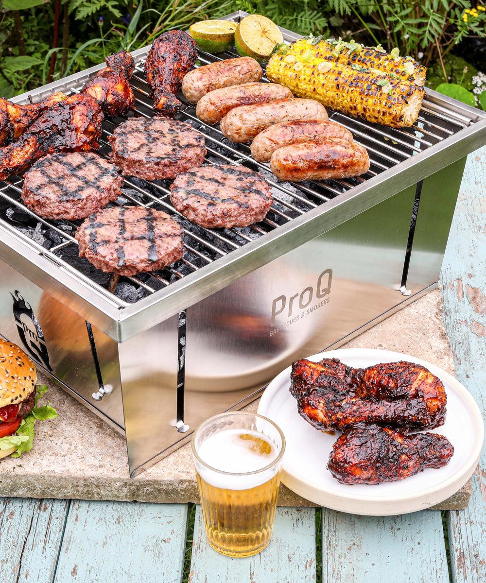 ProQ Flatdog Portable Charcoal BBQ Grill - BBQ Land