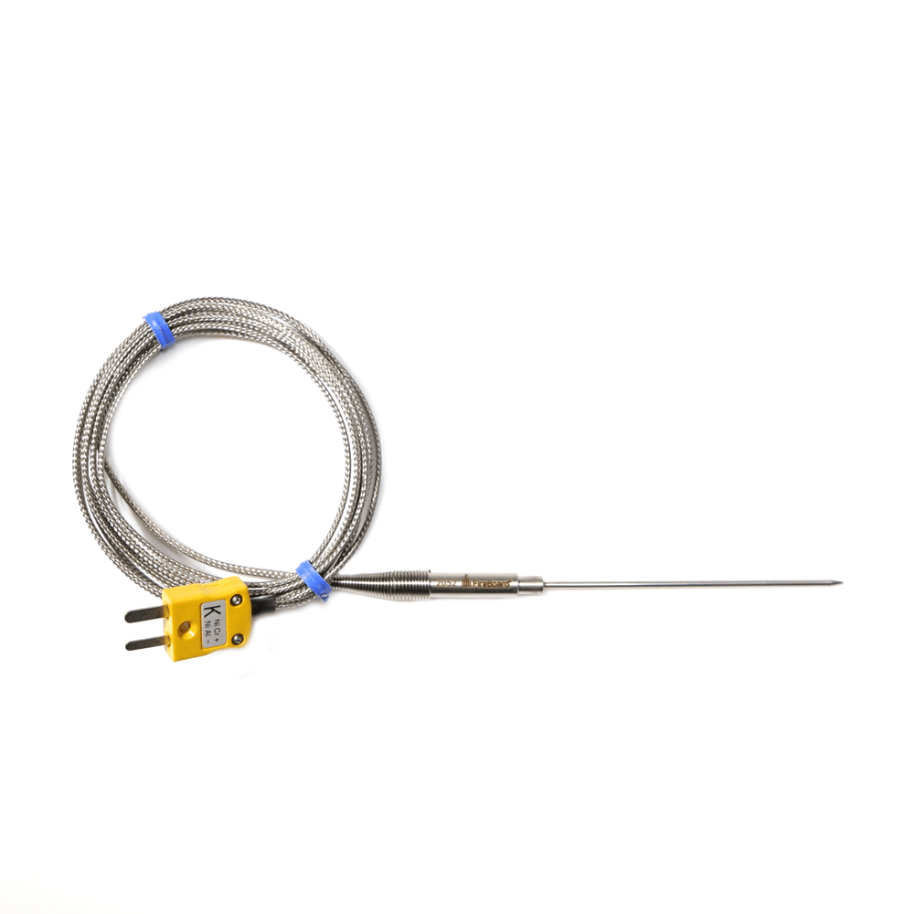 thumbnail image 2 of Uxcell 2pcs K Type Thermocouple Probe Sensor – 0-400°C, 1 Meter Cable, For Thermometer Temperature Controller 2 of 3