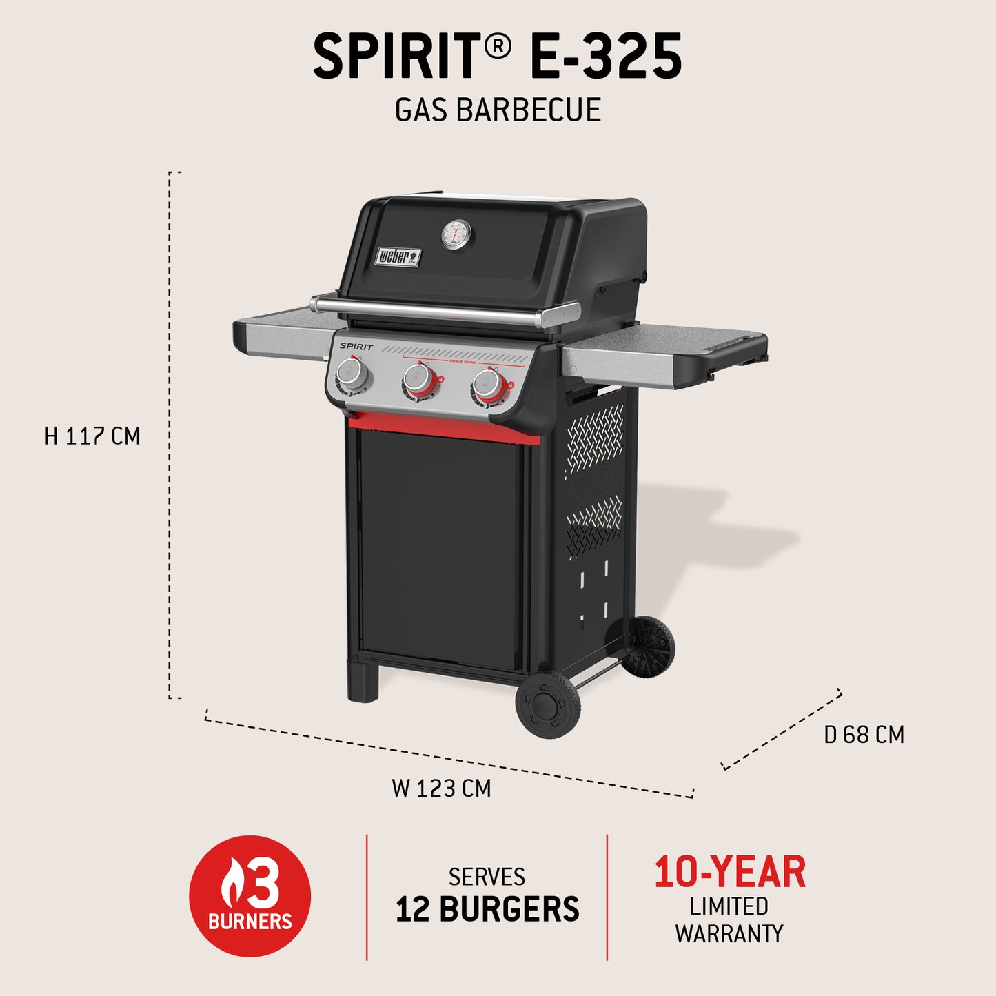 Weber Spirit E-325 Gas BBQ