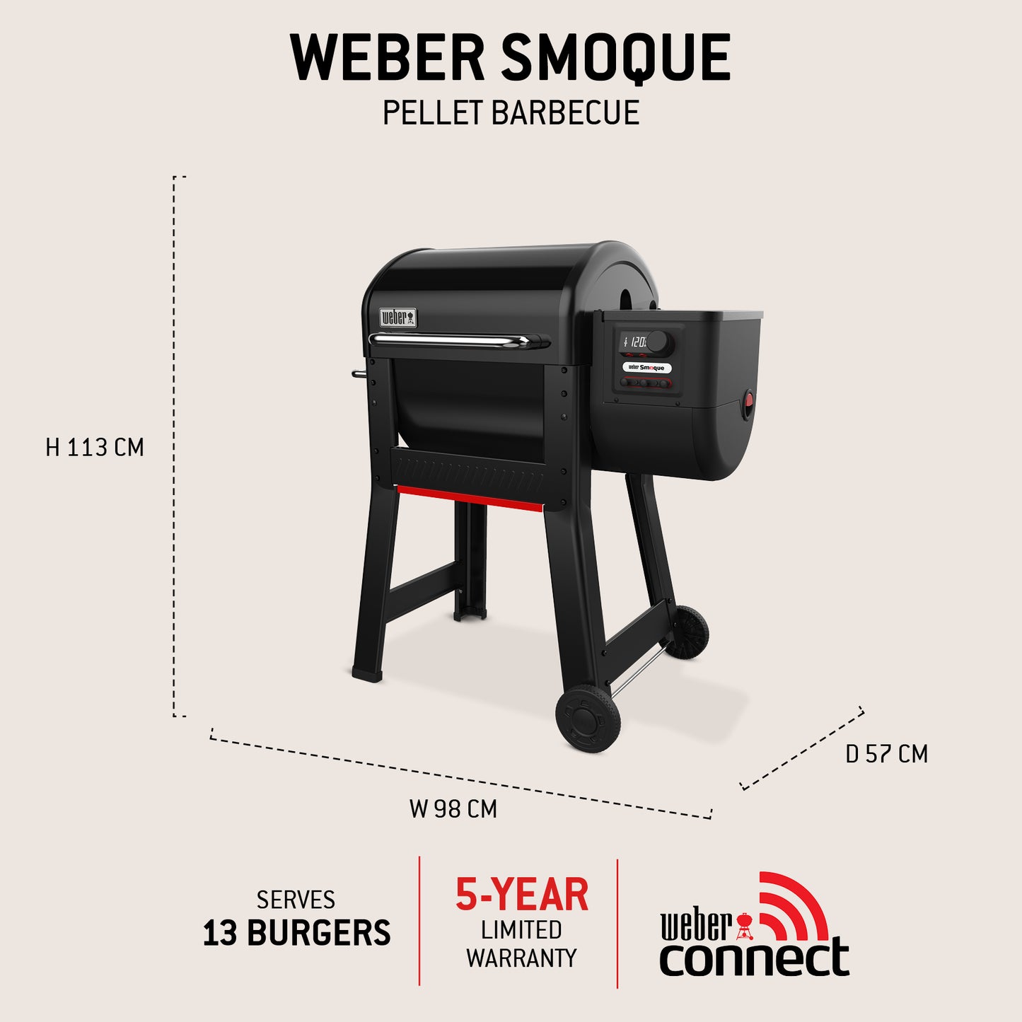 Weber Smoque 22 Pellet Grill