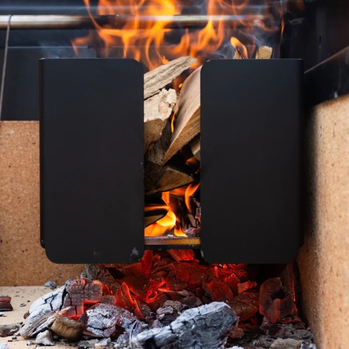 Flamery Large Asado BBQ with Split Grill and Firebox
