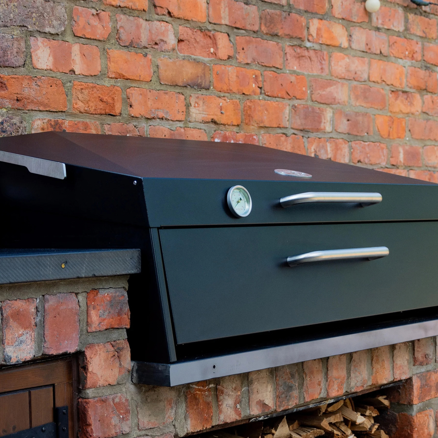 Flamery Large Asado Argentinian BBQ with Full Grill + Firebox