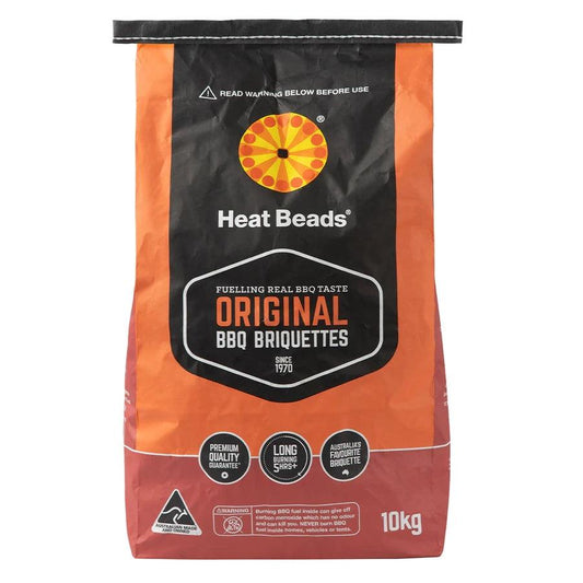 10kg Australian Heat Beads Charcoal BBQ Briquettes - BBQ Land