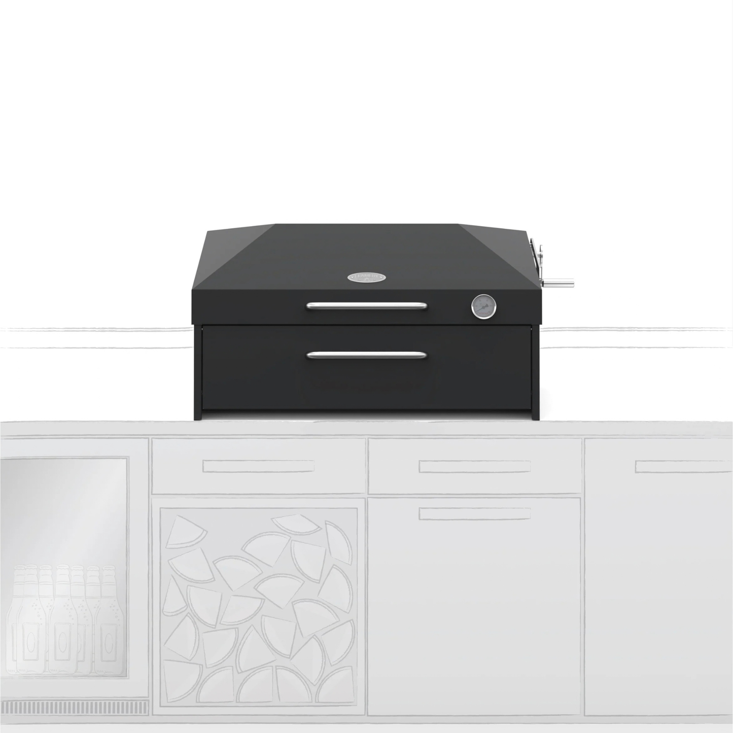 Flamery Small Asado Pro 3.1 Built-In with Full Grill