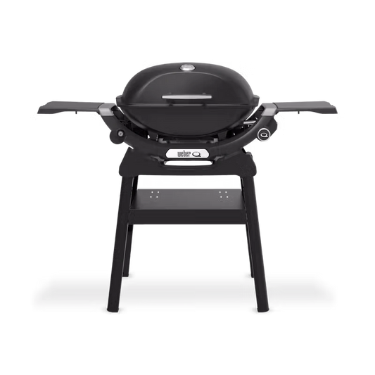 Weber Q2200N Gas BBQ with Compact Stand and Side Tables