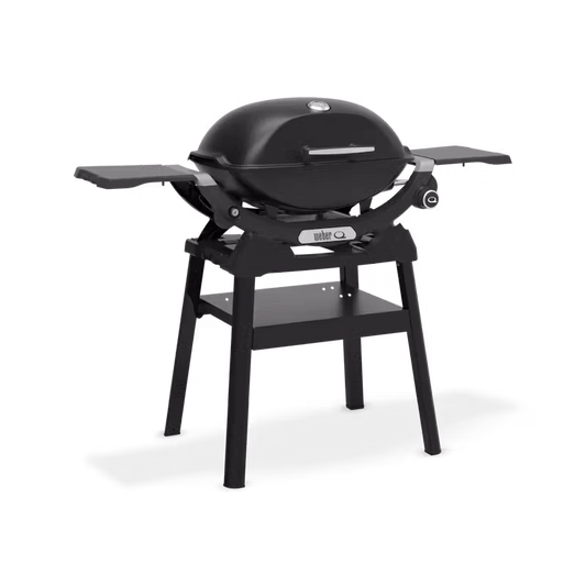 Weber Q2200N Gas BBQ with Compact Stand and Side Tables