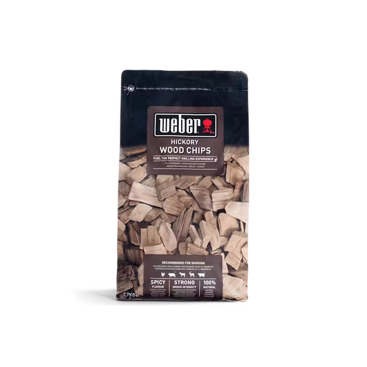 Weber Hickory Wood Chips for BBQ Smoking 700g