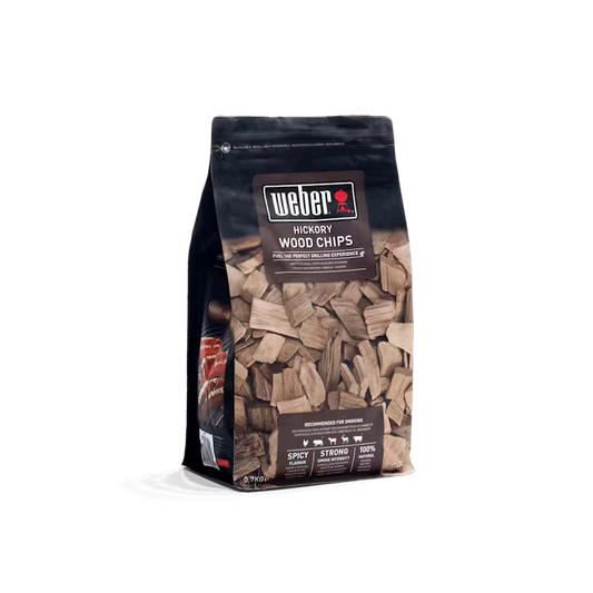 Weber Hickory Wood Chips for BBQ Smoking 700g