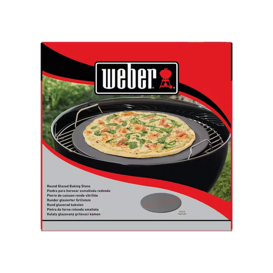 Weber Glazed Pizza Stone Round 36cm