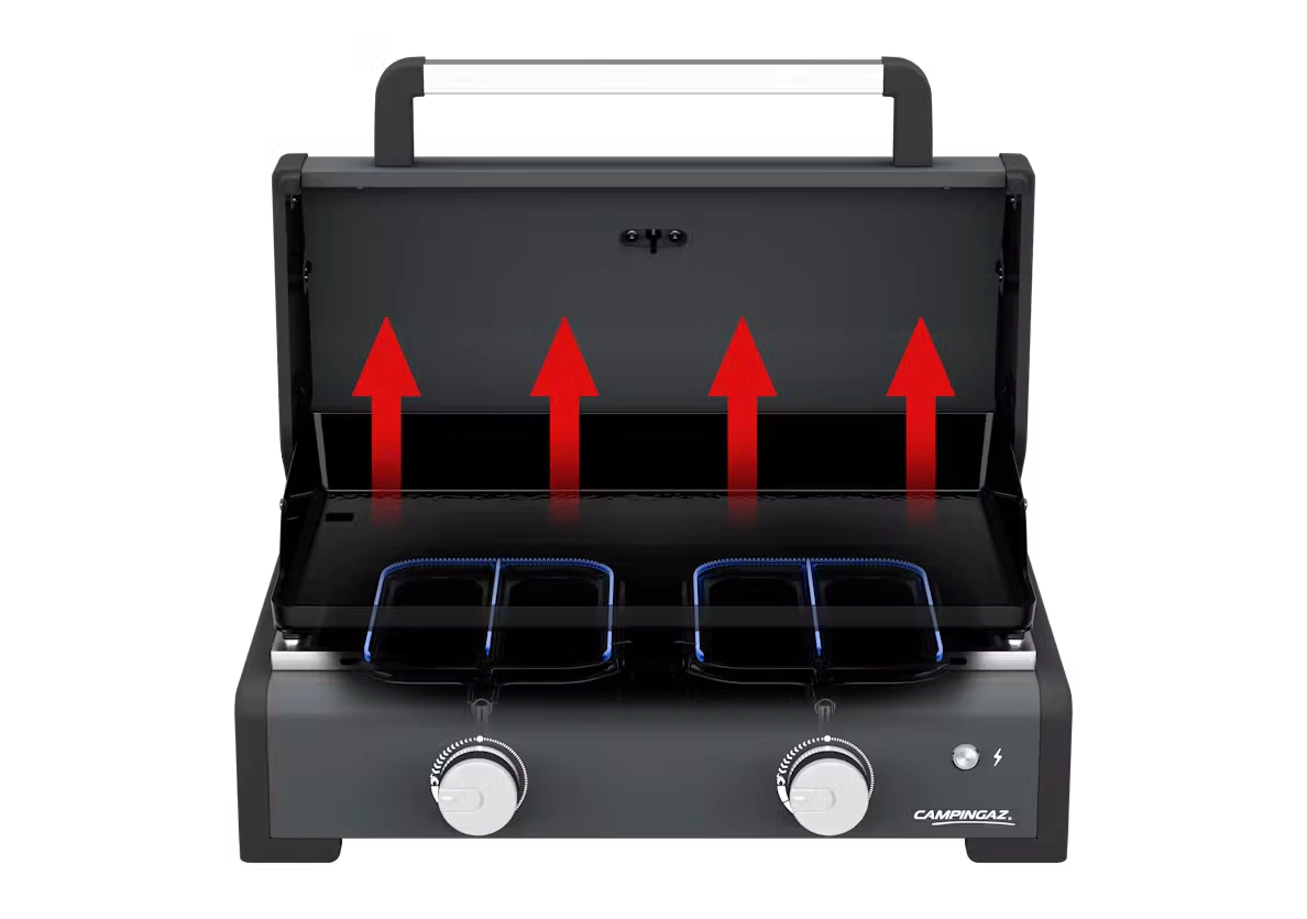 Campingaz Sigma 2 Gas Plancha Griddle with Hood