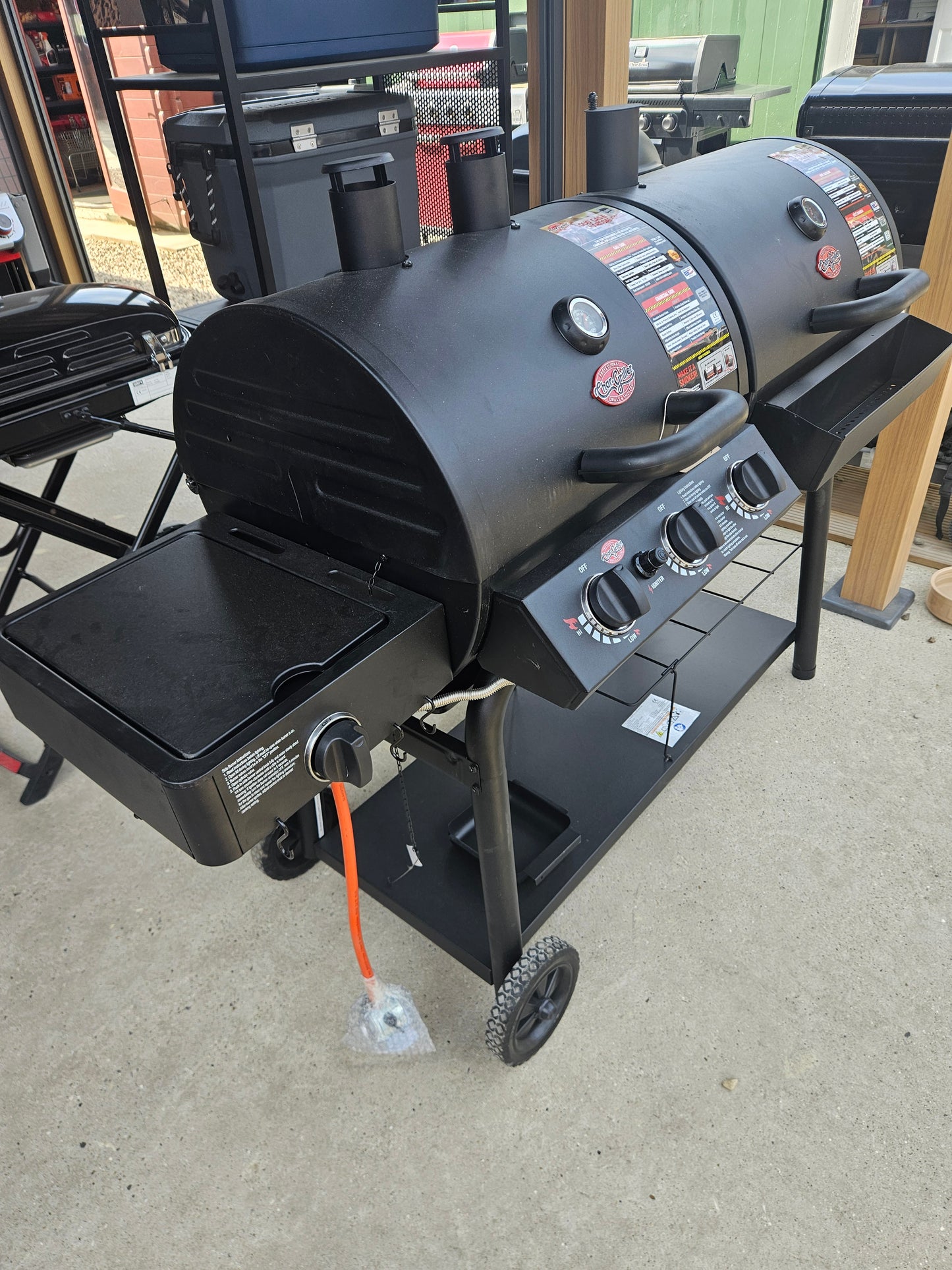 #246 - EX-Display (SOLD AS SEEN) Char-Griller Duo Gas and Charcoal BBQ 
