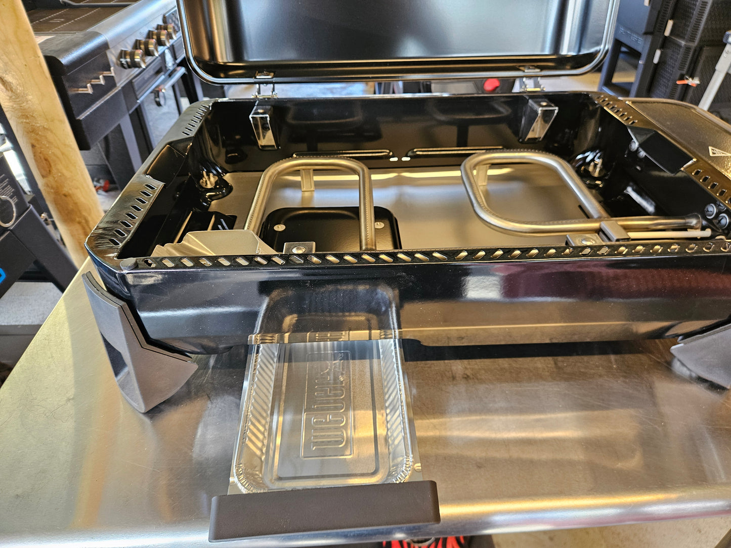 #256 - Slate 56cm 2 Burner Griddle Weber (sold as seen)