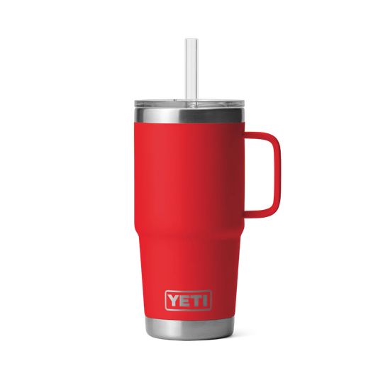 Yeti Rambler 25oz Straw Mug