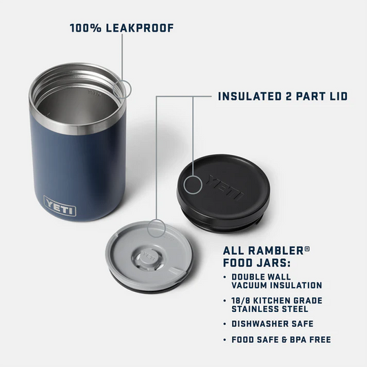 Yeti 16oz Rambler Food Jar - Black