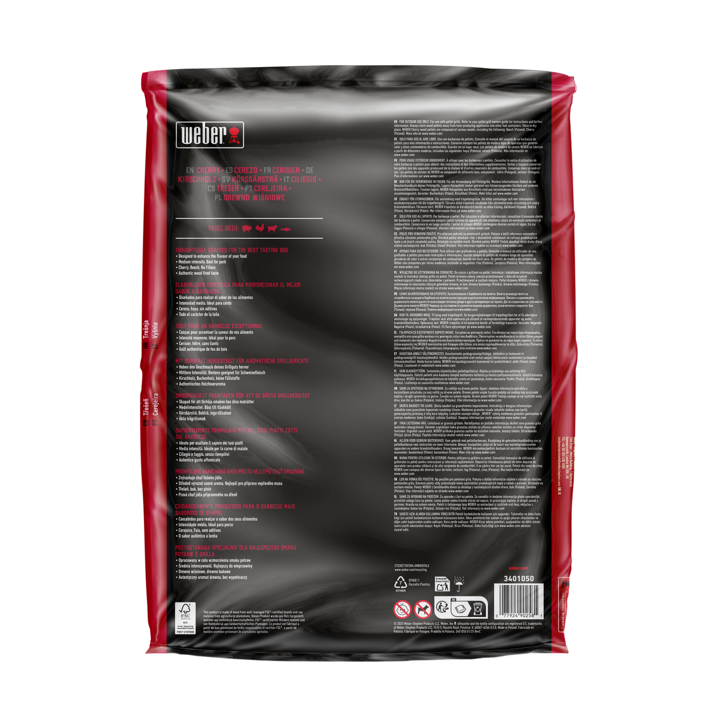 Weber Cherry Pellets 8kg