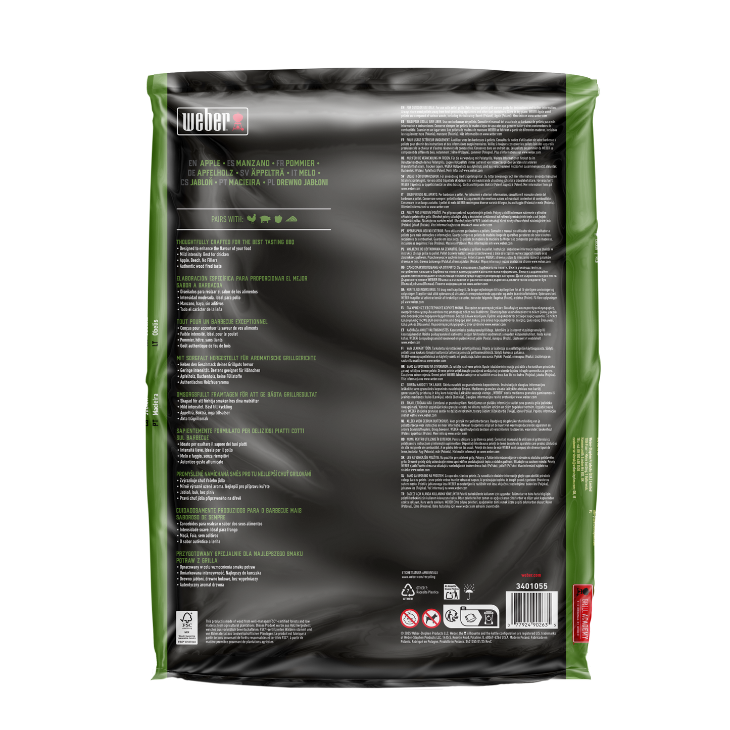 Weber Apple Pellets 8kg