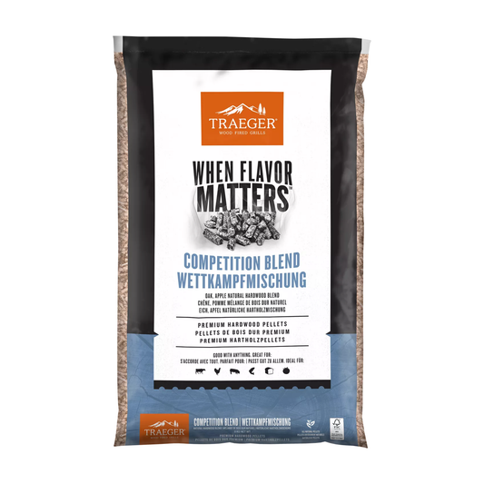 Traeger 9kg Competition Blend Wood Pellets FSC