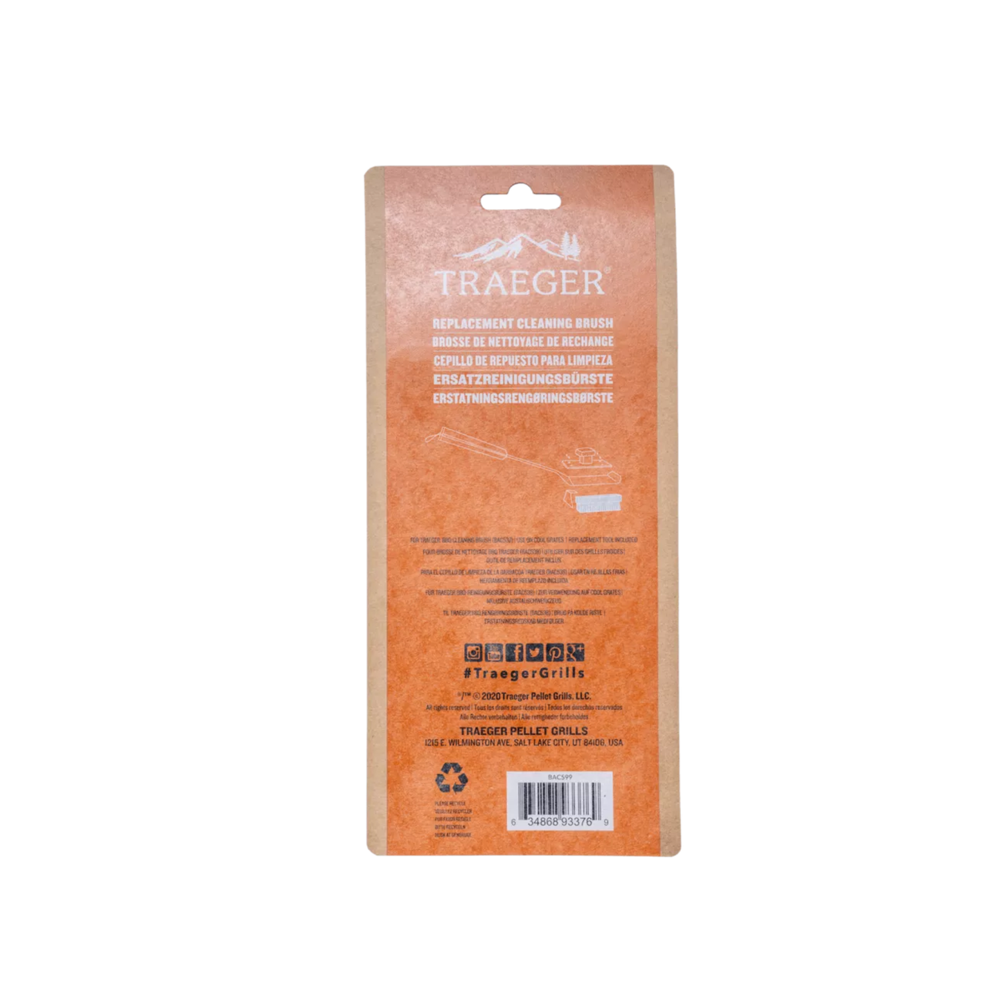 Replacement Brush Head 2pk Traeger