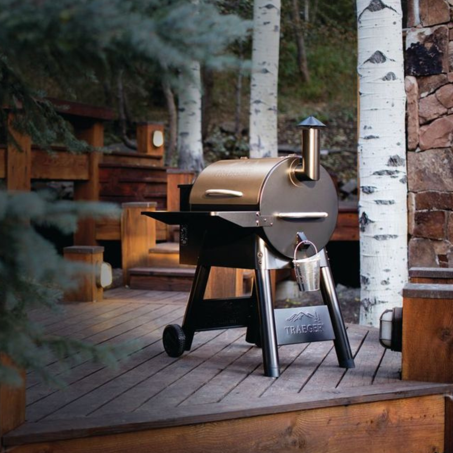 Traeger Pro Series 22 Blue Pellet Grill