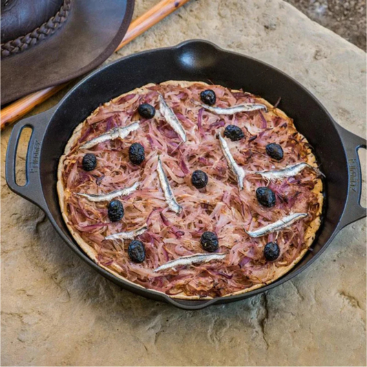 Petromax 30cm Cast Iron Fire Skillet with Two Handles FP30H-T