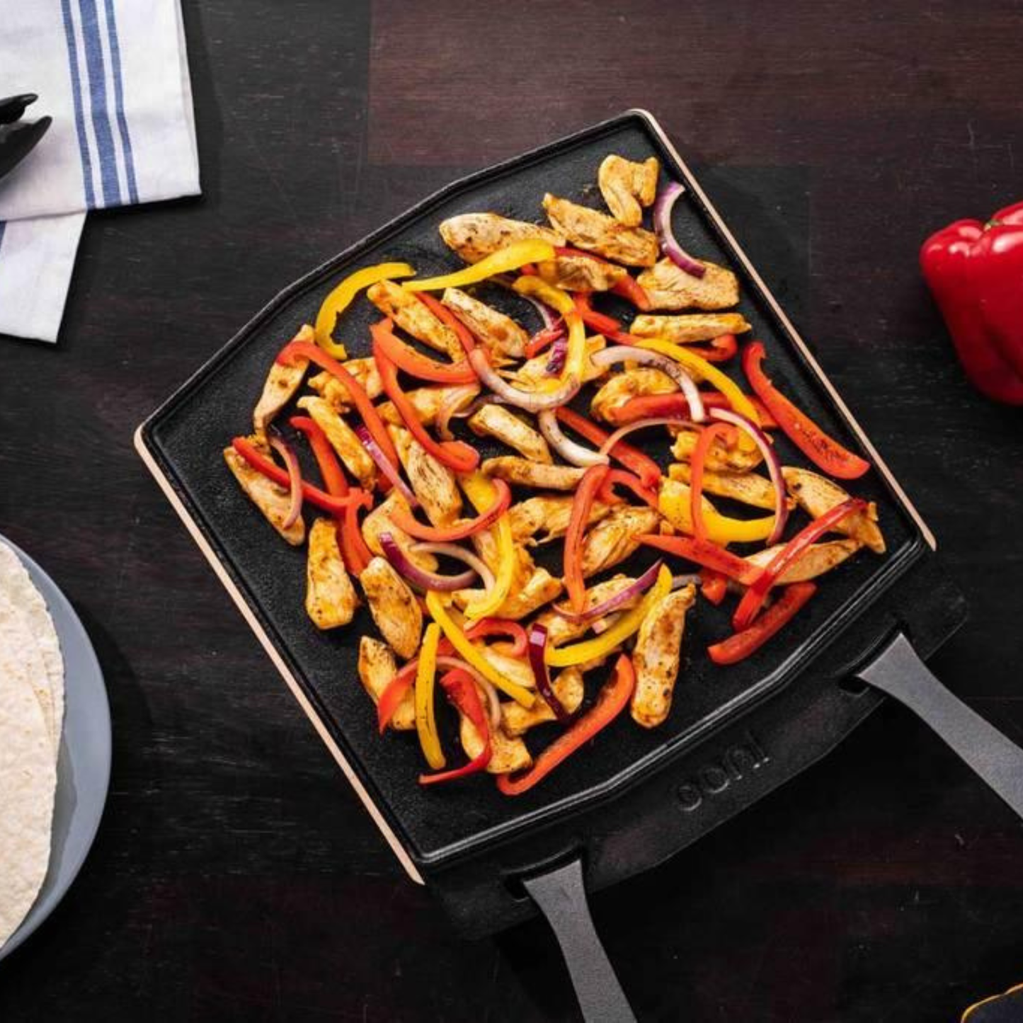 Ooni Dual-Sided Cast Iron Grizzler Plate